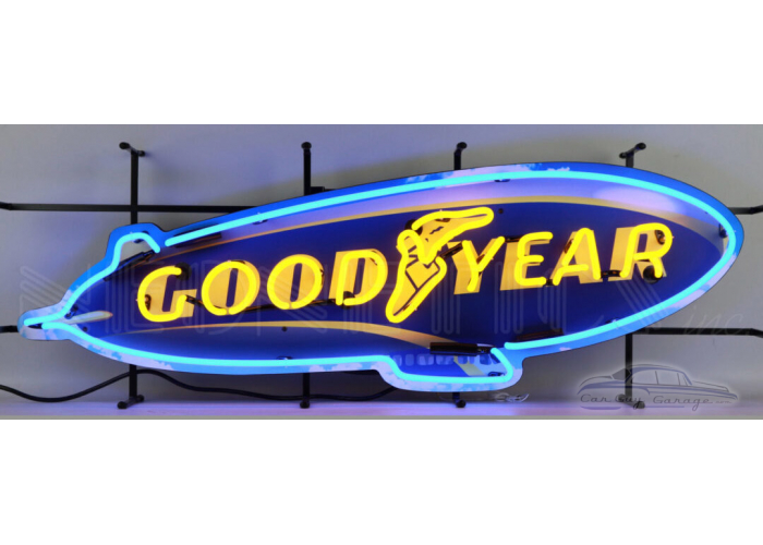 Goodyear Blimp Neon Sign