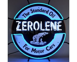 Zerolene Gasoline Neon Sign