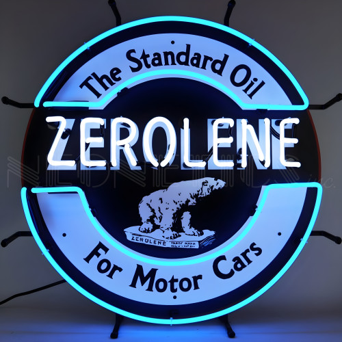 Zerolene Gasoline Neon Sign