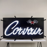 Chevrolet Corvair Script Neon Sign - 22" x 12"