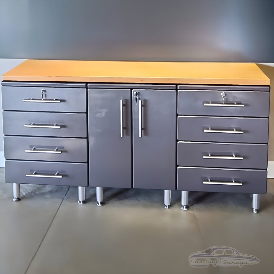 Grey Modular 4 Piece Garage Workstation Kit Grey Modular 4 Piece Garage Workstation Kit