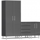Grey Modular 3 Piece Cabinet Set