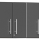 Grey Modular 6 Piece Wall Cabinet Set