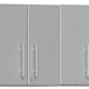 Silver Modular 6 Piece Wall Cabinet Set