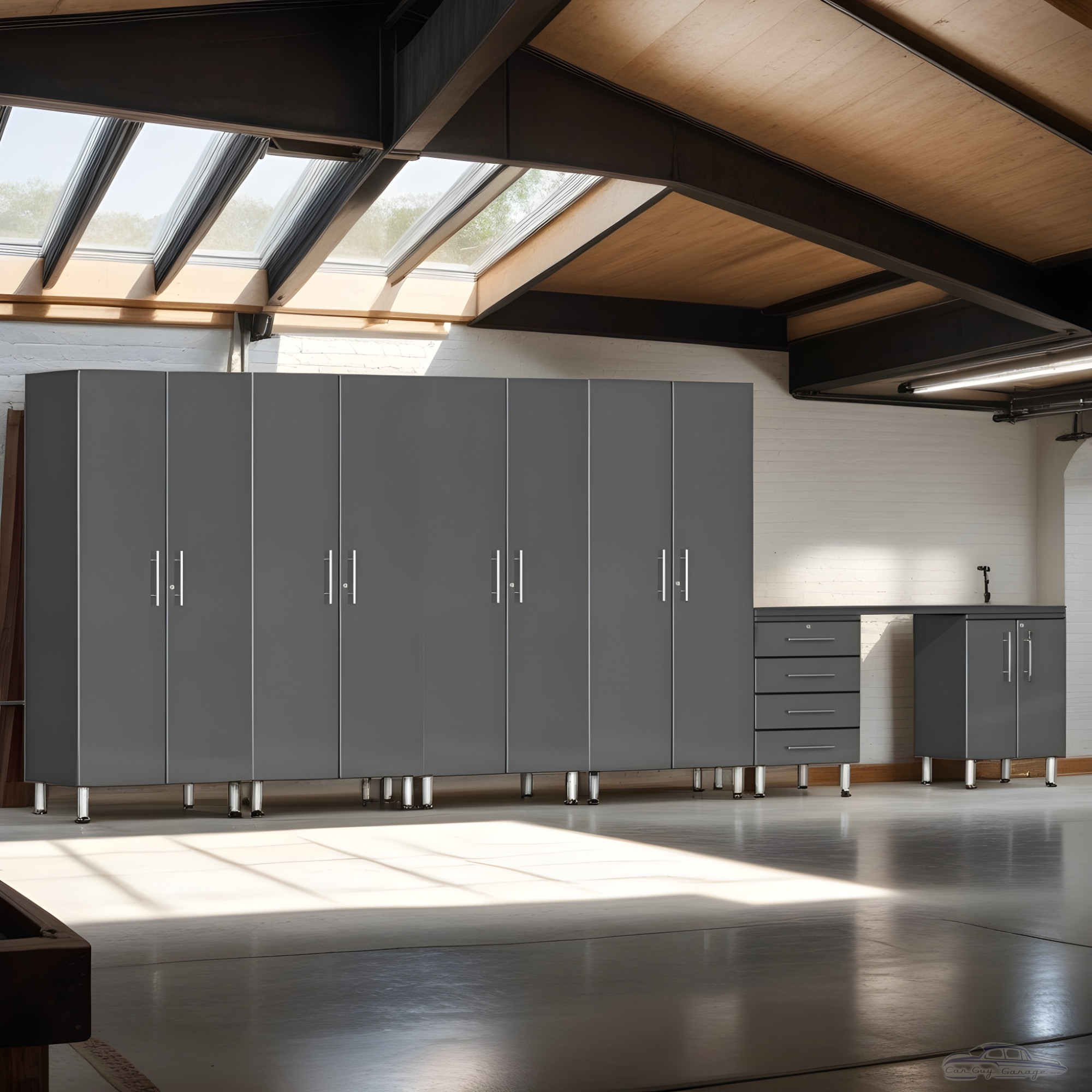 Grey Modular 7 Piece Set - Ultimate Garage Storage Solution