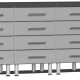 Silver Modular 8 Piece Dual Workstation Kit