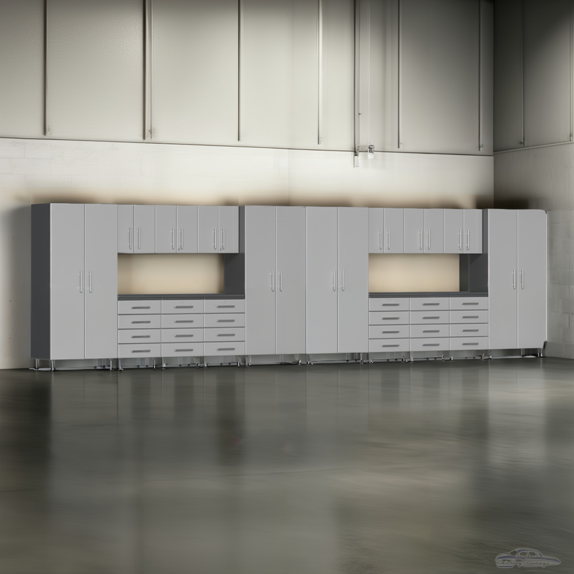 Silver Modular 18 Piece Set - Ultimate Garage Storage Solution