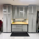 12-Foot Aluminum Garage Cabinets, Workbench, and Tool Cart