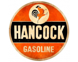Hancock Old School Gasoline Metal Sign - 42" x 42"