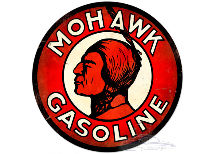 Mohawk Gasoline XL Metal Sign