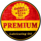 Golden Shell Motor Oil Premium Lubricating Oil Metal Sign - 42" x 42"