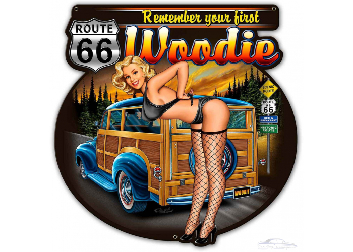 Woodie 2 Sign - 30" x 30"