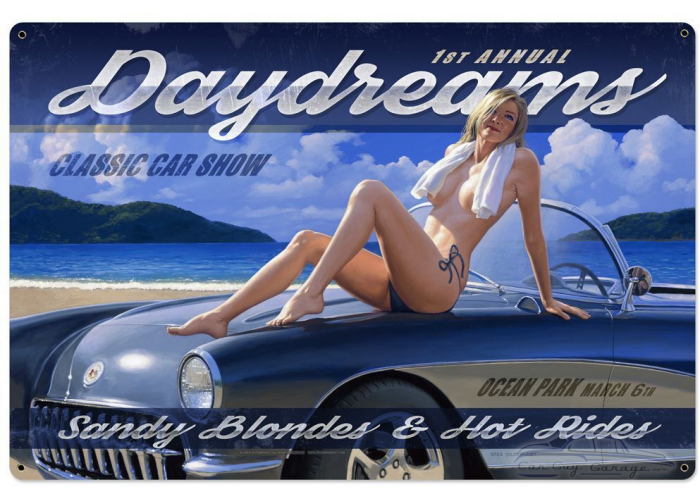 Daydreams XL Metal Sign - 36" x 24"