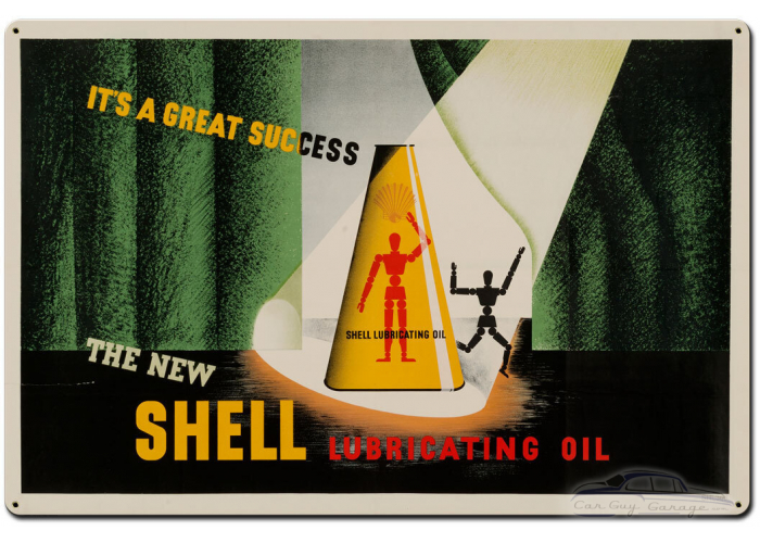 It's Great Success New Shell Lubricating Oil Metal Sign - 36" x 24"
