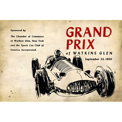 Watkins Grand Prix Metal Sign - 36" x 24"