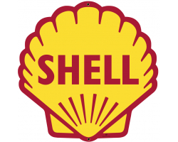 Shell Clean Metal Sign