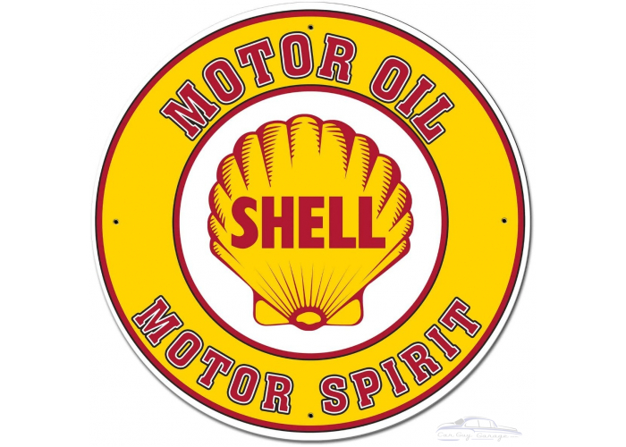 Shell Motor Oil Gasoline Metal Sign