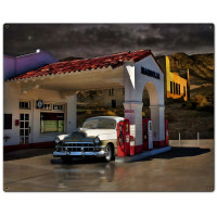 Lonesome Town Metal Sign - 30" x 24"
