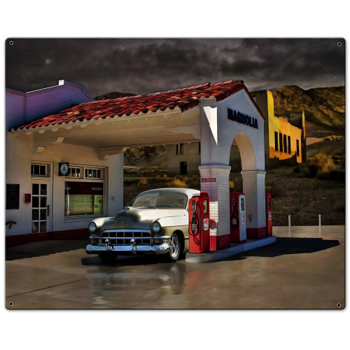 Lonesome Town Metal Sign - 30" x 24"