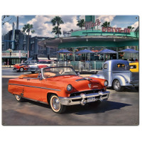 Sunday Cruise Metal Sign - 30" x 24"