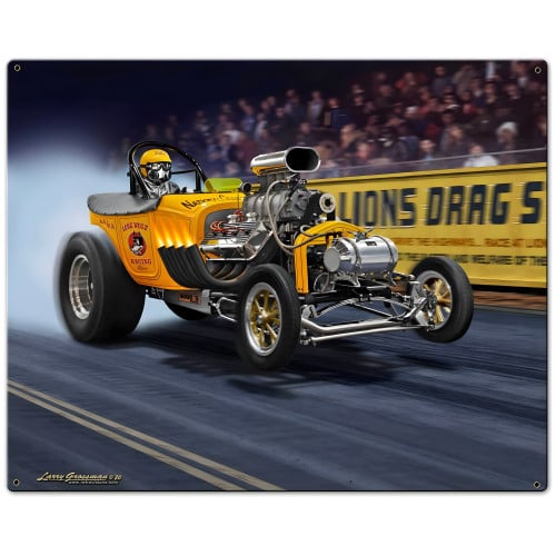 1923 T-Bucket Fuel Altered Metal Sign - 30" x 24"