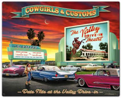 The Valley Drive-in 2 Metal Sign