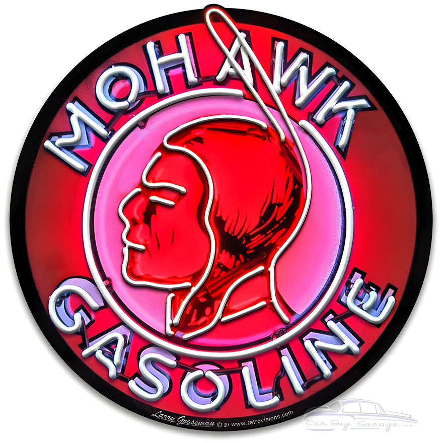 Mohawk Sign Metal Sign - 28" Round