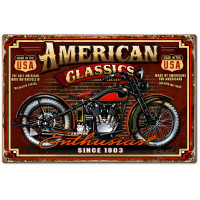 American Classic Metal Sign - 30" x 20"