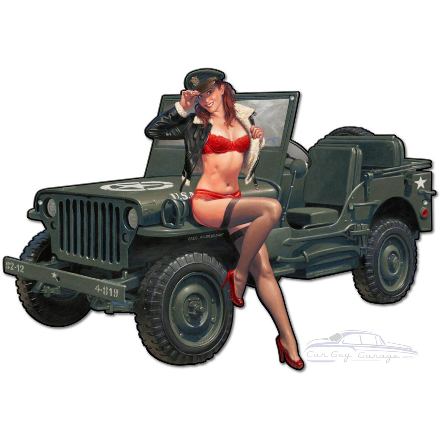 Willys Overland Metal Sign - 29" x 20"