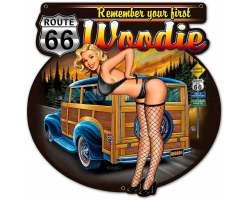 Woodie 2 Sign - 24" x 24"