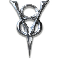 1930 V-8 Cutout Metal Sign - 20" x 28"