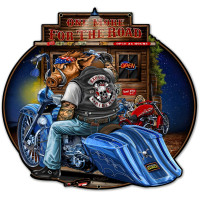 Bagger Metal Sign - 24" x 23"
