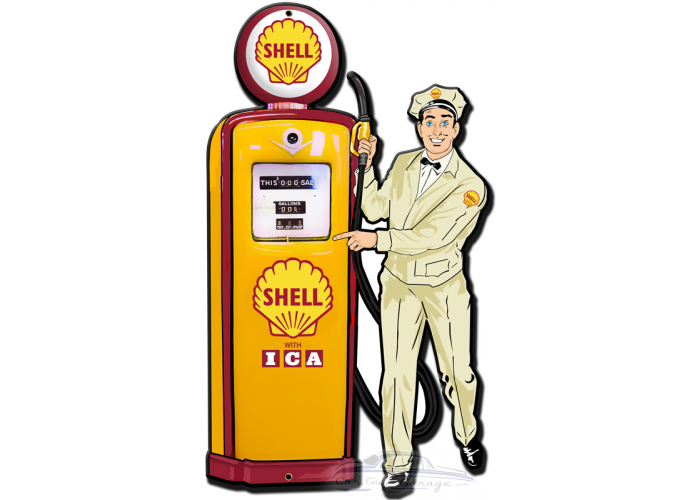 Gas Attendant Metal Sign - 18" x 30"