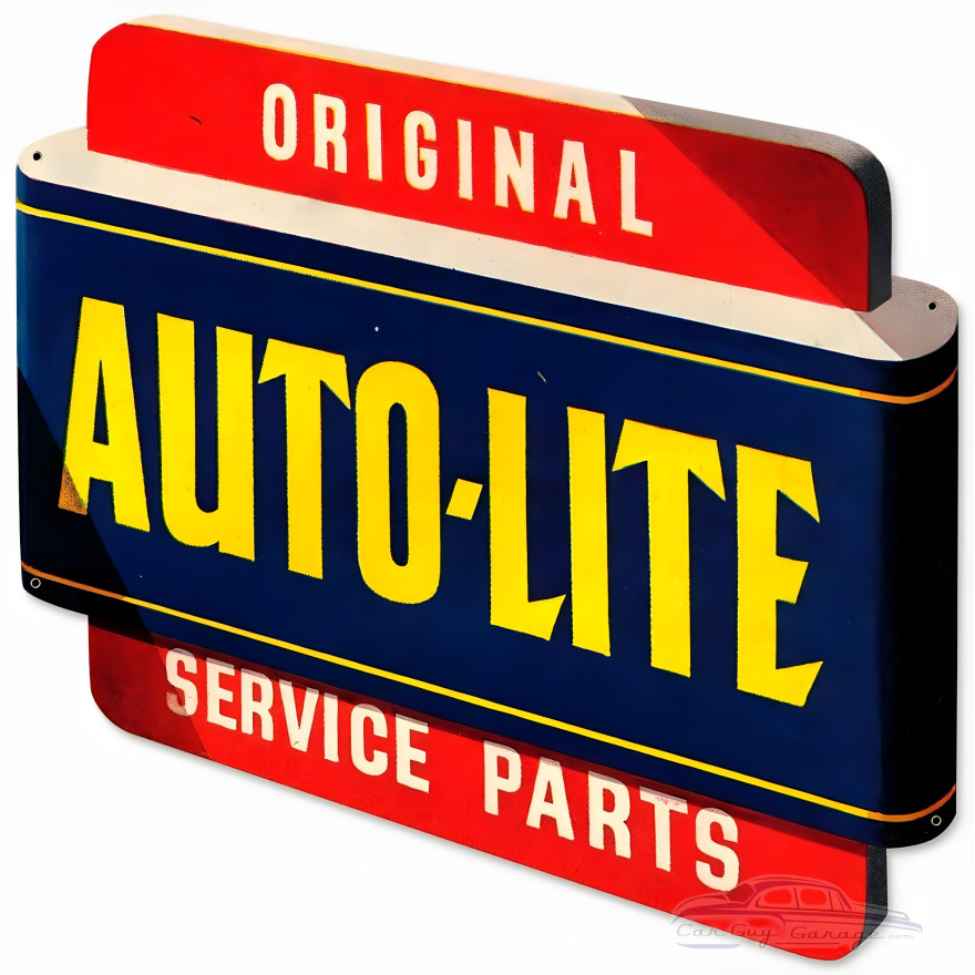Auto-Lite Metal Sign - 20" x 20"