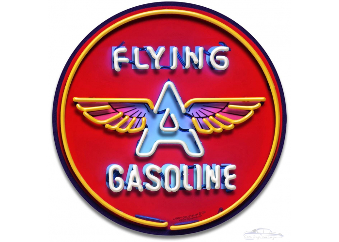 Flying A Metal Sign - 20" x 20"
