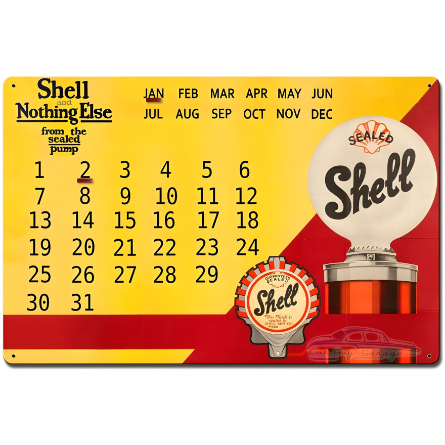 Shell and Nothing Else Metal Sign - 16" x 24"