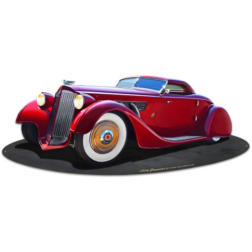 1940 Packard Kustom Metal Sign - 30" x 12"
