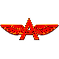 Flying A Metal Sign - 30" x 12"