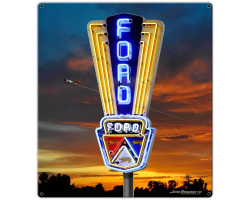Ford Metal Sign - 18" x 20"