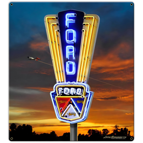 Ford Metal Sign - 18" x 20"