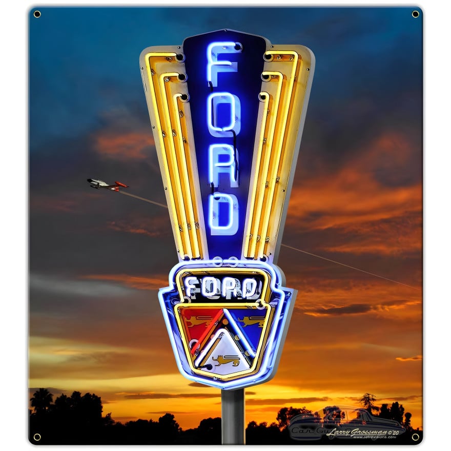 Ford Metal Sign - 18" x 20"