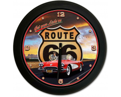 Route 66 II 18 x 18 Clock
