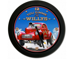 Gimme The Willy's 18 x 18 Clock