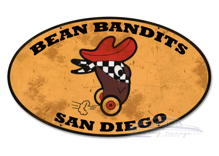 Bean Bandits Metal Sign - 24" x 14"