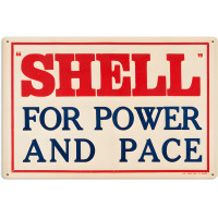 Power Pace Metal Sign - 24" x 16"