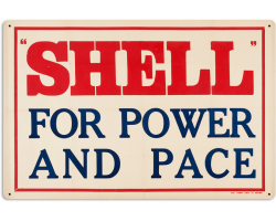 Power Pace Metal Sign - 24" x 16"