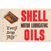 Black Can Oil Metal Sign - 24" x 16"