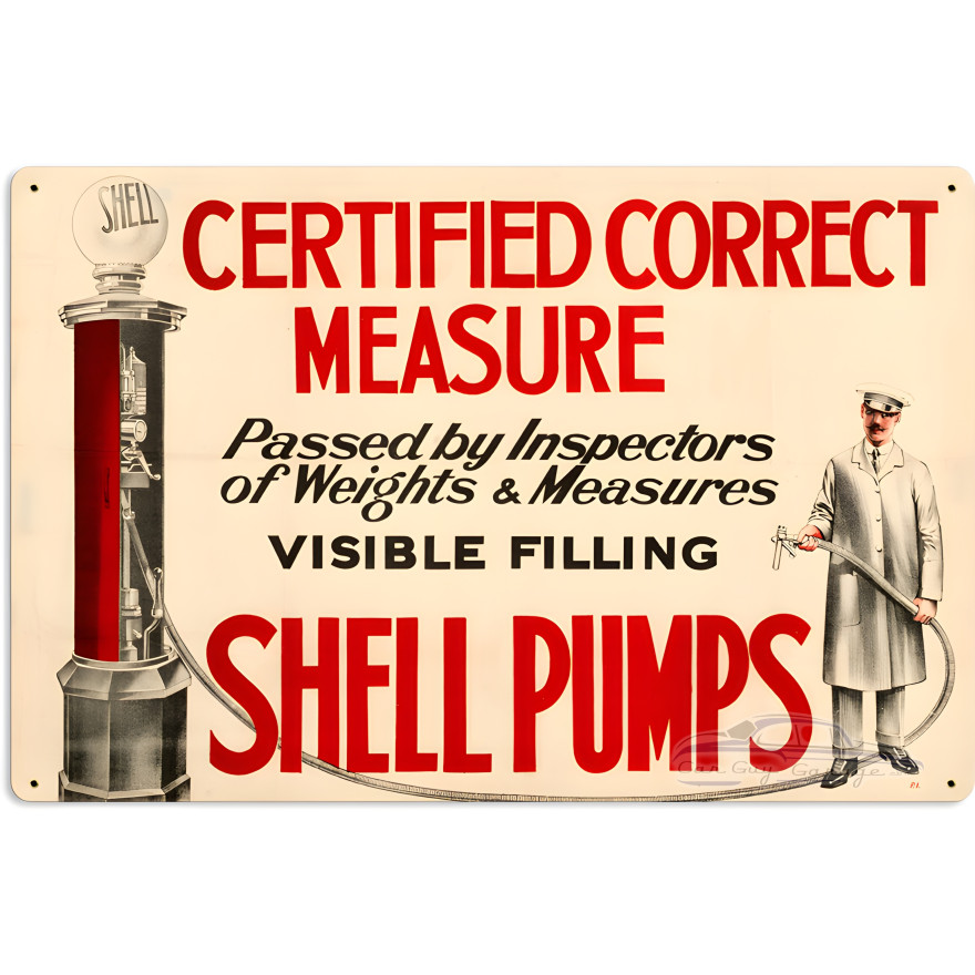Certified Correct Measure Metal Sign - 24" x 16"