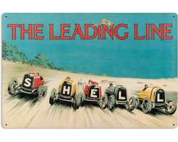 Leading Line Metal Sign