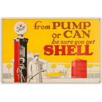 Pump Can Metal Sign - 24" x 16"
